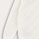 Knit suit for brides - white