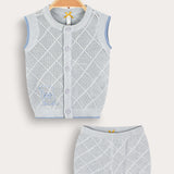 Baby Knit Set - Light Blue