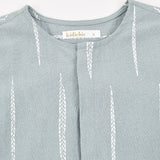 Printed button-down shirt - mint