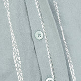 Printed button-down shirt - mint