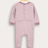 Babygro Striped with Bear - Pink