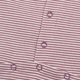 Babygro Striped with Bear - Pink