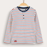 Striped shirt - Navy red