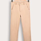 Long skinny jersey pants - beige