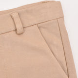 Long skinny jersey pants - beige