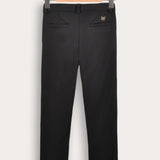 Long black jersey pants - black