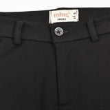 Long black jersey pants - black