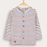 Striped shirt - Navy red