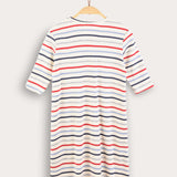 Striped Rivet Shirt - Blue