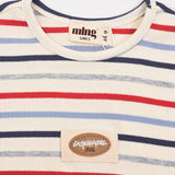 Striped Rivet Shirt - Blue