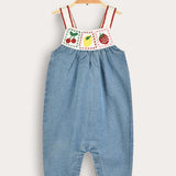 Fruit Overalls - Blue