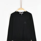 Reeves shirt with emblem - black