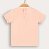 S.K. T-shirt with art - pink