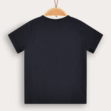 Baby T-shirt with teddy bear - Navy