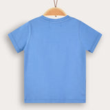 Baby T-shirt with teddy bear - black