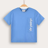 T-shirt with patch - blue