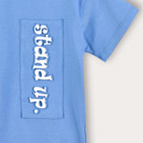 T-shirt with patch - blue