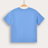 T-shirt with patch - blue