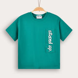 T-shirt with patch - green