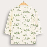 Shirt + print - green