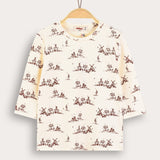 Shirt + print - purple