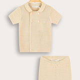 Crochet knitting set - beige