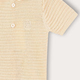 Crochet knitting set - beige