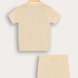Crochet knitting set - beige