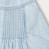 Tencel skirt with pleats - jeans