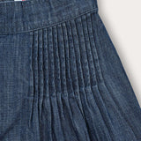 Tencel skirt with pleats - jeans