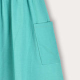 Skirt with pockets - green