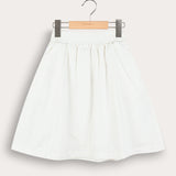 Tencel Skirt with Pockets - Beige
