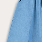 Tencel Pockets Skirt - Blue