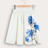 Print Skirt - Black