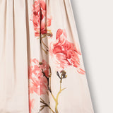Print skirt - orange