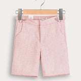 Linen shorts - pink