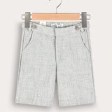 Linen shorts - gray