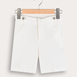 Linen shorts - beige