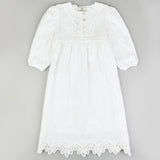 Dress + crochet top - white