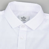 Button-down collar shirt - white