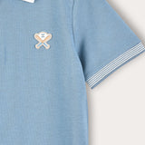 Boys' Plain/Baseball Print Polo - Jeans