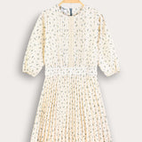Floral dress-like set - blue