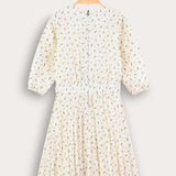 Floral dress-like set - blue