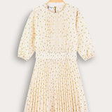 Floral dress-like set - yellow
