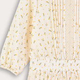Floral dress-like set - yellow