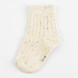 Ribbed Basic Socks - Colored Dots