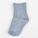 Ribbed Basic Socks - Blue