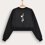 Satin Cardigan Shirt - Black