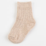 Basic Rib Socks - Beige
