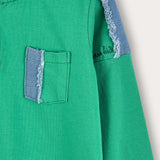 A. Tencel &amp; Model Shirt - Green